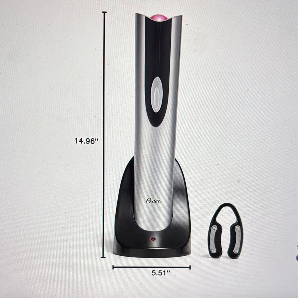 Oster cordless electric wine bottle opener